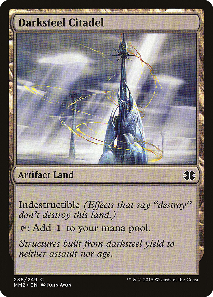 Darksteel Citadel (MM2-238) [Modern Masters 2015] Foil MTG Single Wizards of the Coast