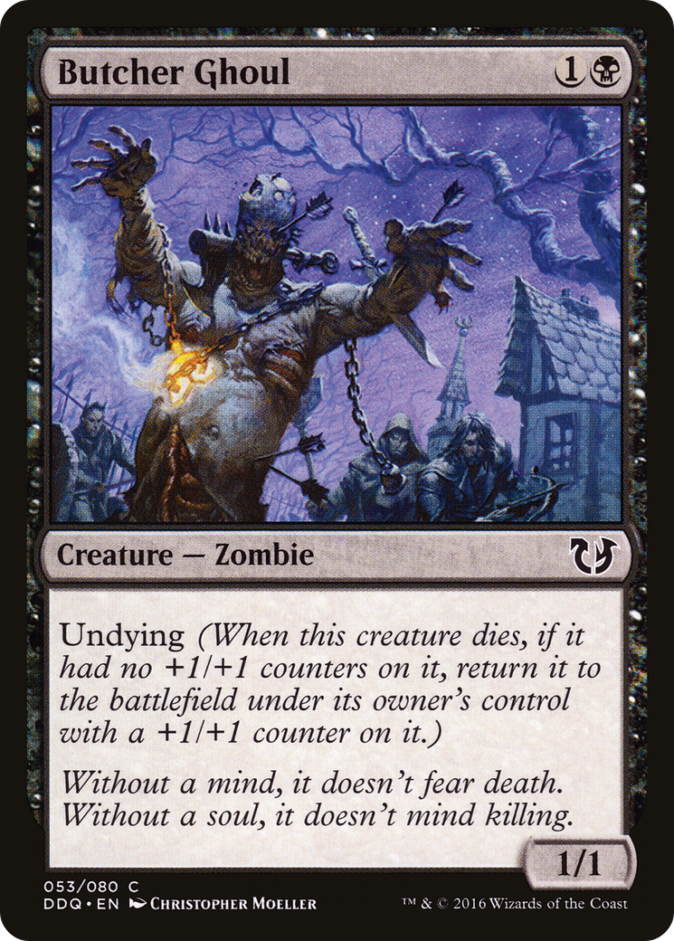 Butcher Ghoul (DDQ-053) [Misc] Duel Decks: Blessed vs. Cursed MTG Single Wizards of the Coast