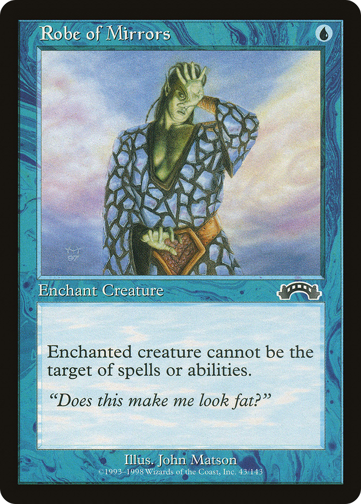 Robe of Mirrors (EXO-043) [Exodus] MTG Single Wizards of the Coast