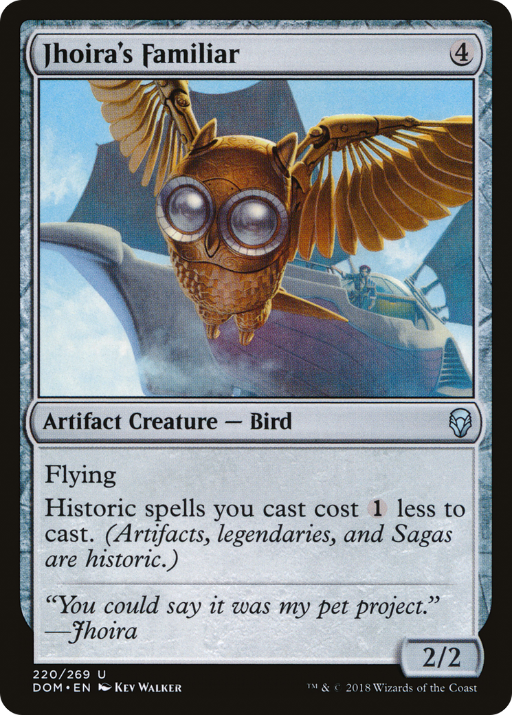 Jhoira's Familiar (DOM-220) [Dominaria] Foil MTG Single Wizards of the Coast