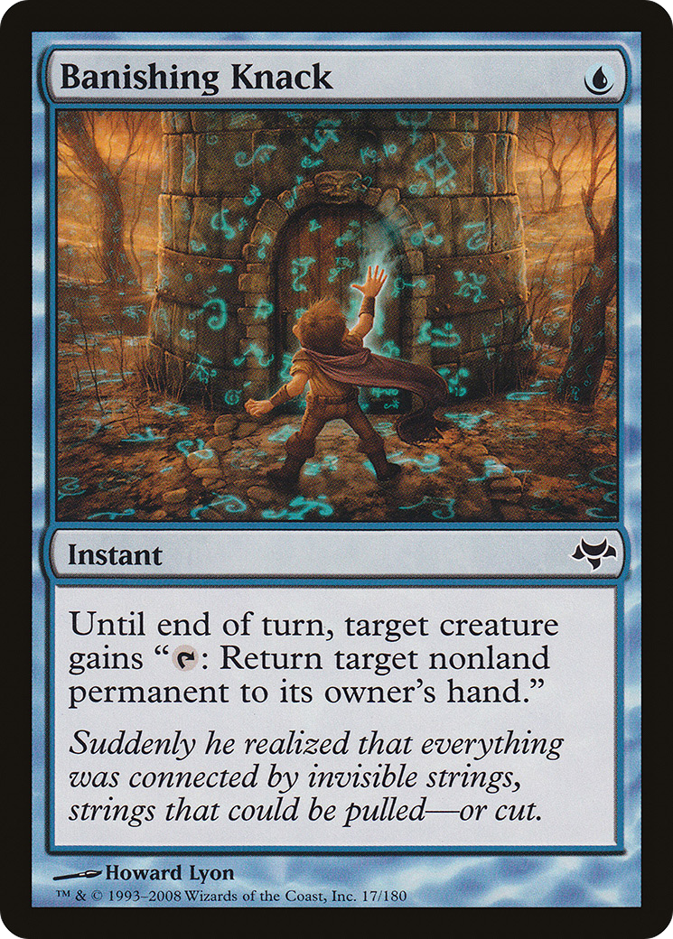 Banishing Knack (EVE-017) [Eventide] MTG Single Wizards of the Coast