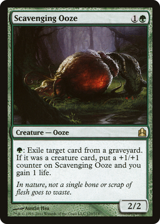 Scavenging Ooze (CMD-170) [Commander 2011] MTG Single Wizards of the Coast