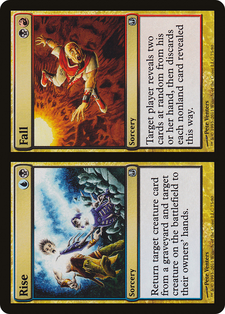 Rise // Fall (DDH-073) [Misc] Duel Decks: Ajani vs. Nicol Bolas MTG Single Wizards of the Coast