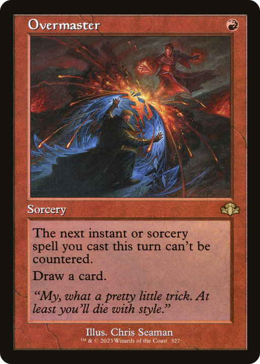 Overmaster (DMR-327) [Dominaria Remastered] Foil MTG Single Wizards of the Coast