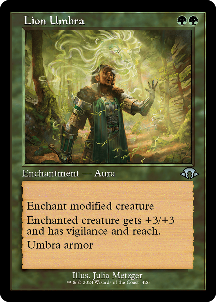 Lion Umbra (MH3-426) [Modern Horizons 3] MTG Single Modern Horizons 3