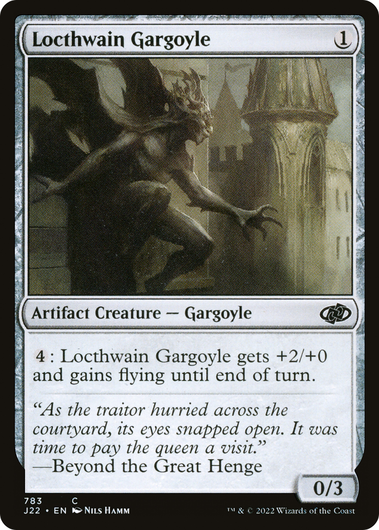Locthwain Gargoyle (J22-783) [Jumpstart 2022] MTG Single Wizards of the Coast