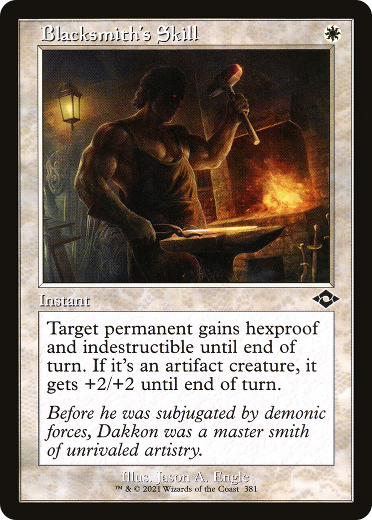 Blacksmith's Skill (MH2-381) [Modern Horizons 2] MTG Single Wizards of the Coast
