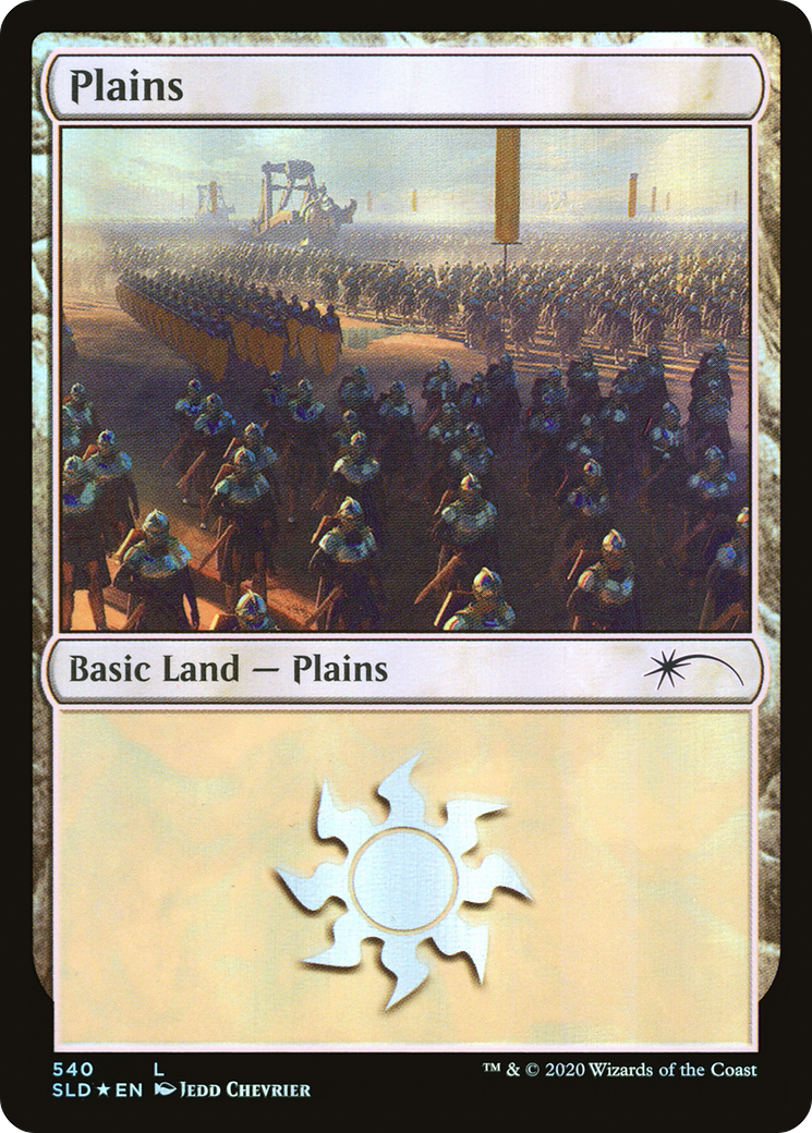 Plains (SLD-540) [Secret Lair] Drop Foil MTG Single Wizards of the Coast