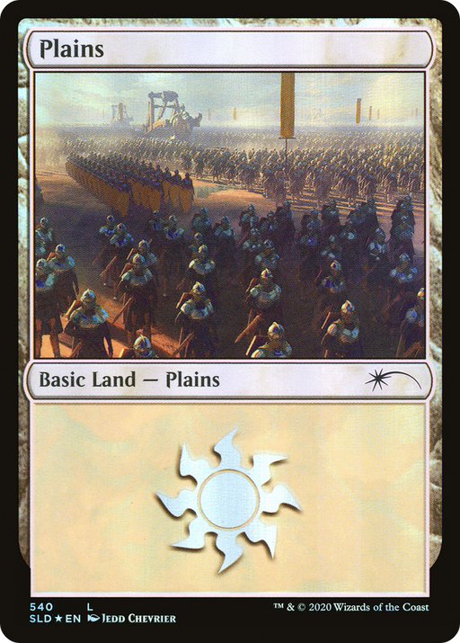 Plains (SLD-540) [Secret Lair] Drop Foil MTG Single Wizards of the Coast