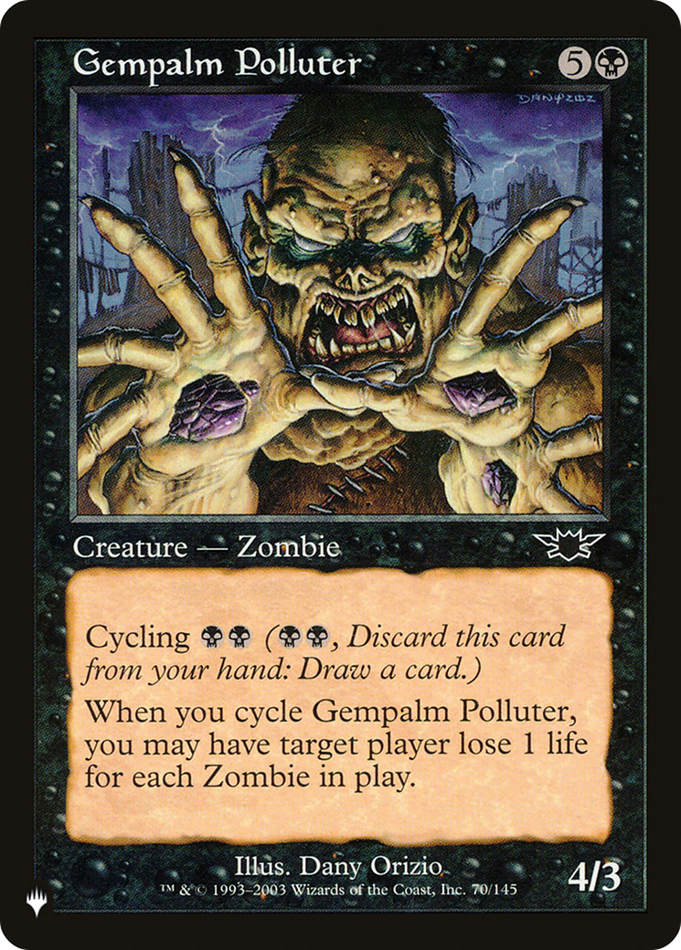Gempalm Polluter (LIST-LGN-70) [Mystery Booster] The List MTG Single Wizards of the Coast