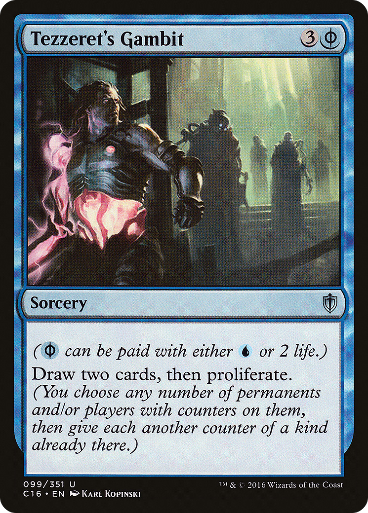 Tezzeret's Gambit (C16-099) [Commander 2016] MTG Single Wizards of the Coast