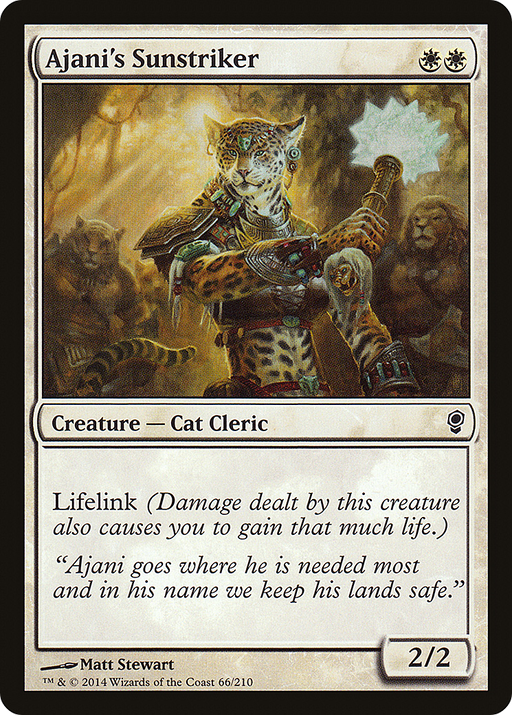 Ajani's Sunstriker (CNS-066) [Conspiracy] MTG Single Wizards of the Coast