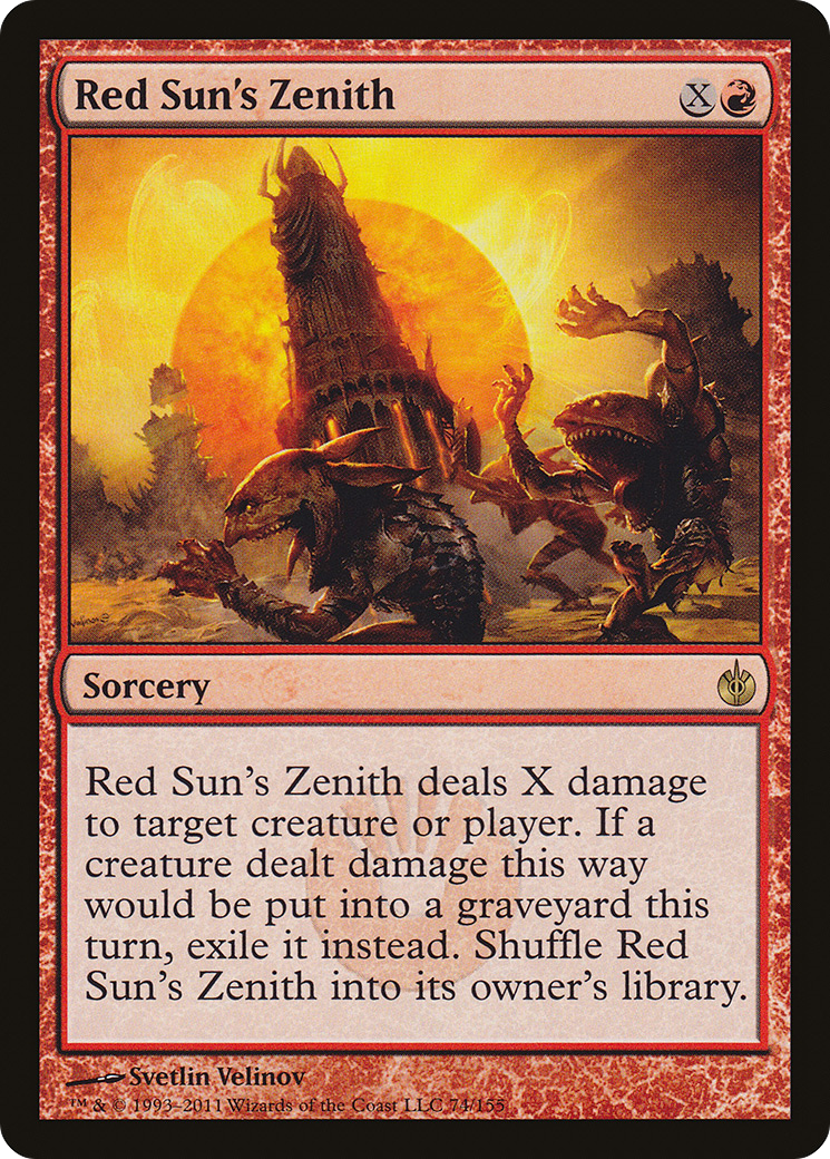 Red Sun's Zenith (MBS-074) [Mirrodin Besieged] MTG Single Wizards of the Coast