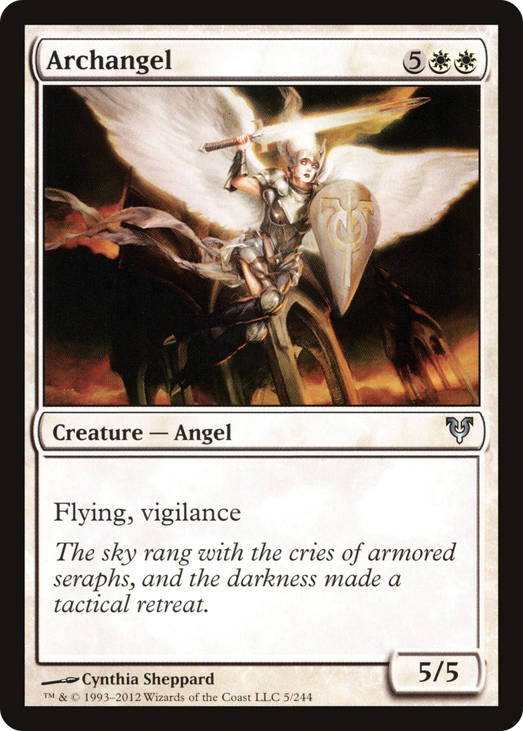 Archangel (AVR-005) [Avacyn Restored] Foil MTG Single Wizards of the Coast