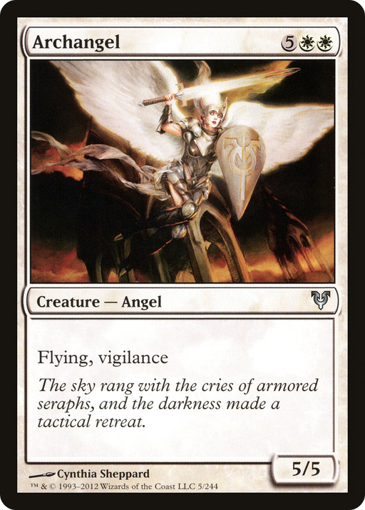 Archangel (AVR-005) [Avacyn Restored] MTG Single Wizards of the Coast