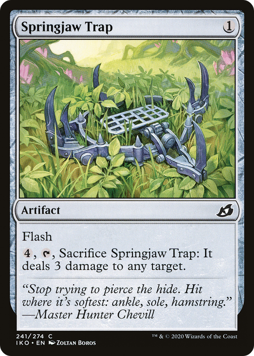 Springjaw Trap (IKO-241) [Ikoria: Lair of Behemoths] MTG Single Wizards of the Coast