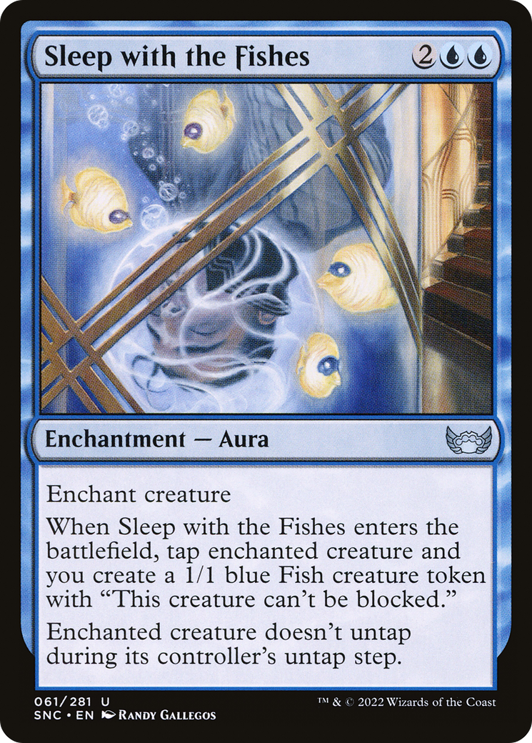 Sleep with the Fishes (SNC-061) [Streets of New Capenna] MTG Single Wizards of the Coast
