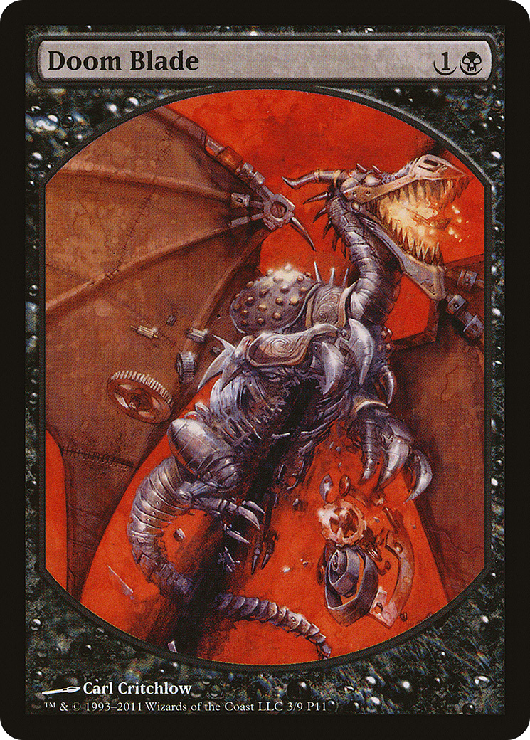 Doom Blade (MPRP-003) [Misc] Magic Player Rewards 2011 MTG Single Wizards of the Coast