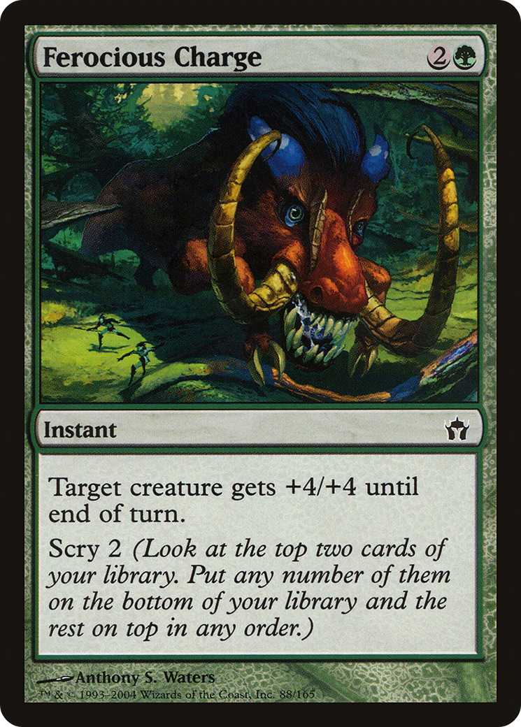 Ferocious Charge (5DN-088) [Fifth Dawn] Foil MTG Single Wizards of the Coast