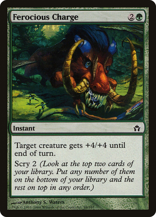Ferocious Charge (5DN-088) [Fifth Dawn] MTG Single Wizards of the Coast