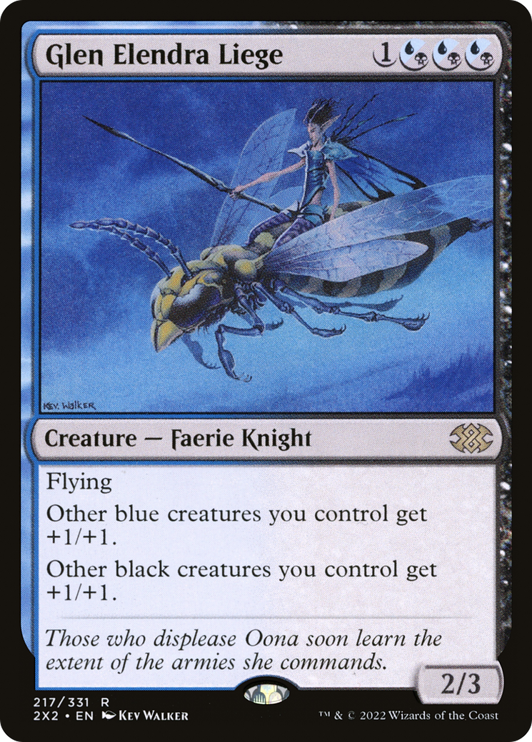 Glen Elendra Liege (2X2-217) [Double Masters 2022] Foil MTG Single Wizards of the Coast