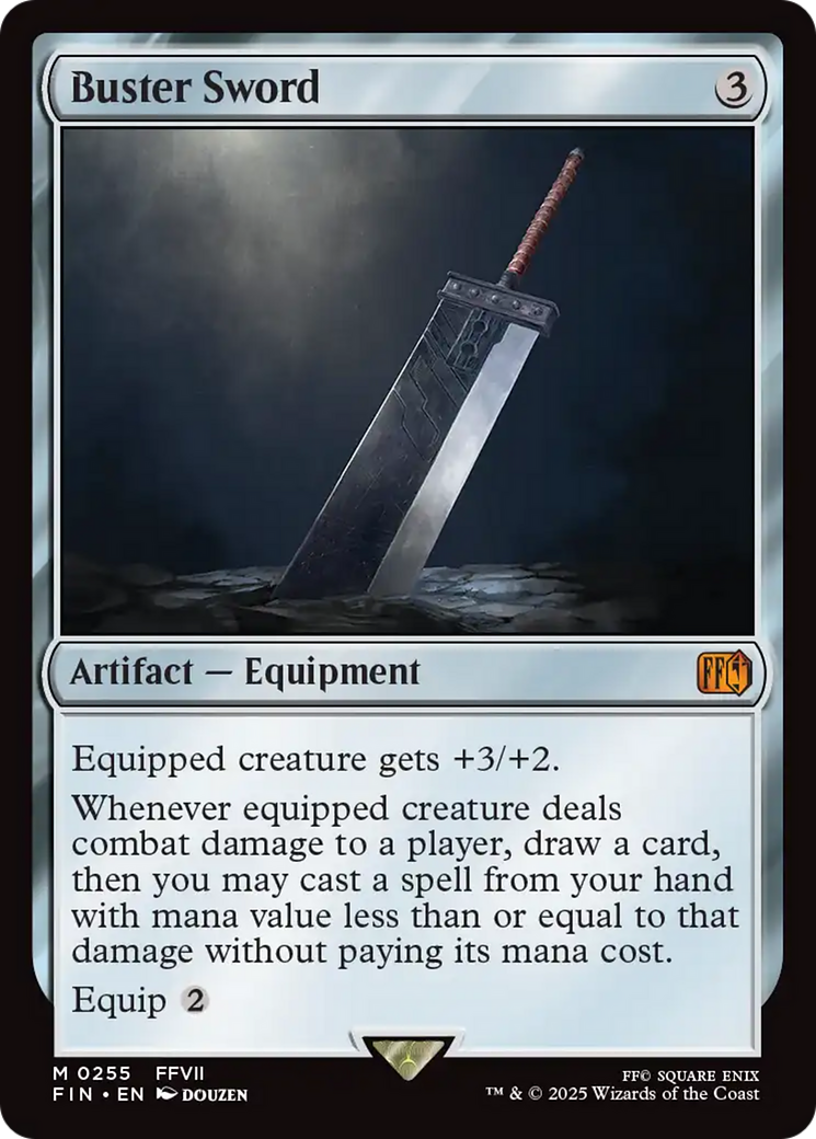 Buster Sword (FIN-255) [FINAL FANTASY] MTG Single Wizards of the Coast