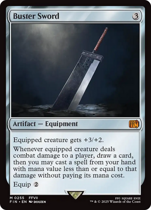 Buster Sword (FIN-255) [FINAL FANTASY] MTG Single Wizards of the Coast