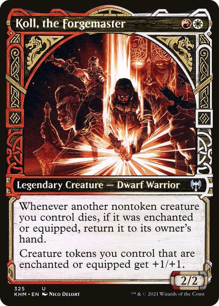 Koll, the Forgemaster (KHM-325) [Kaldheim] (Showcase) Foil MTG Single Wizards of the Coast