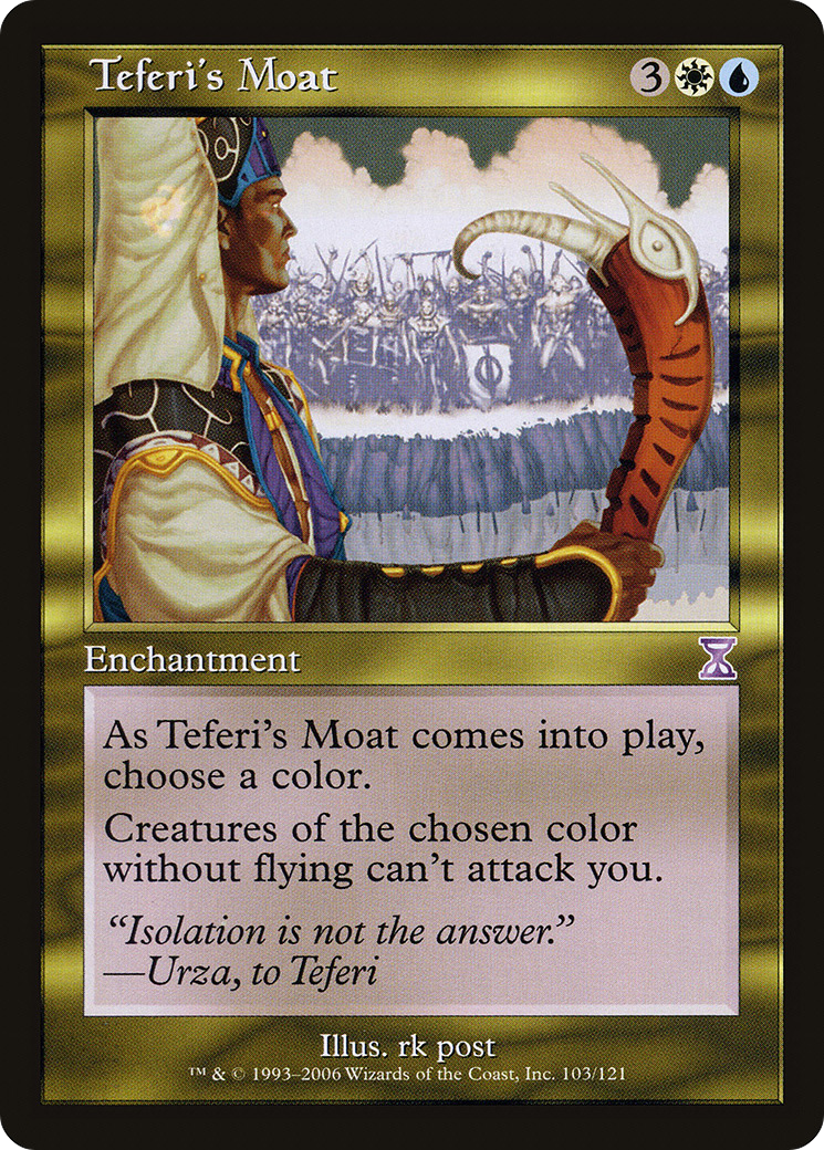 Teferi's Moat (TSB-103) [Time Spiral Timeshifted] Foil MTG Single Wizards of the Coast