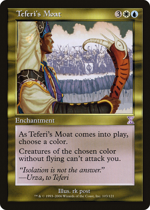 Teferi's Moat (TSB-103) [Time Spiral Timeshifted] Foil MTG Single Wizards of the Coast