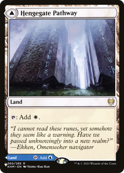 Hengegate Pathway (LIST-260) [Mystery Booster] The List MTG Single Wizards of the Coast