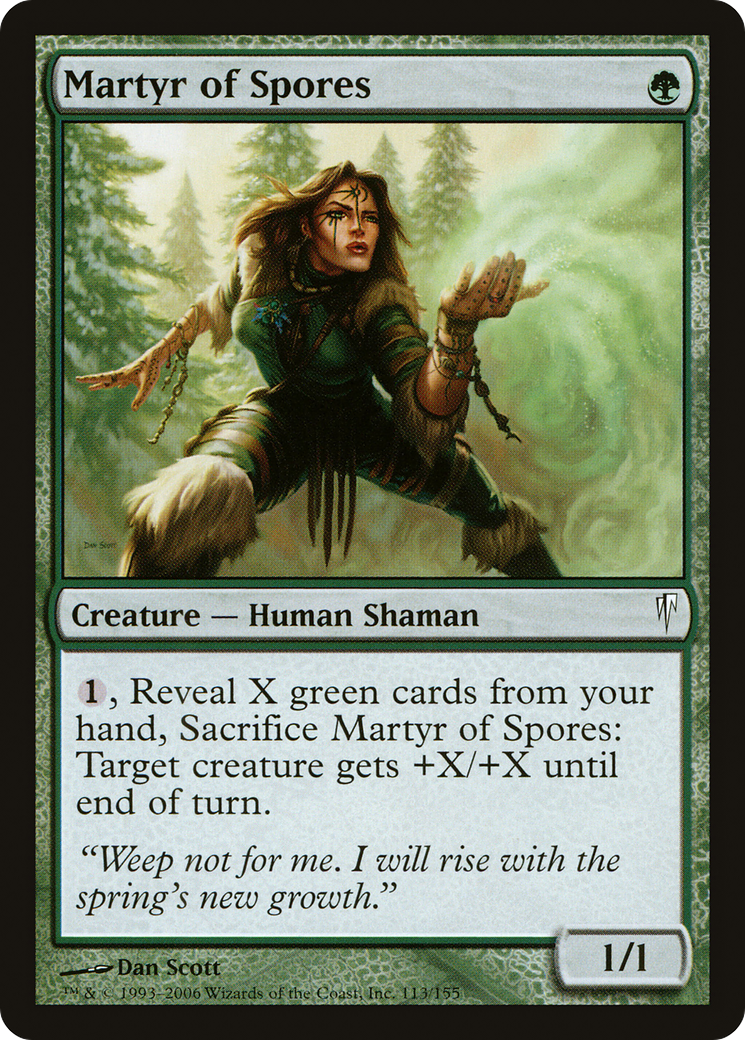 Martyr of Spores (CSP-113) [Coldsnap] MTG Single Wizards of the Coast