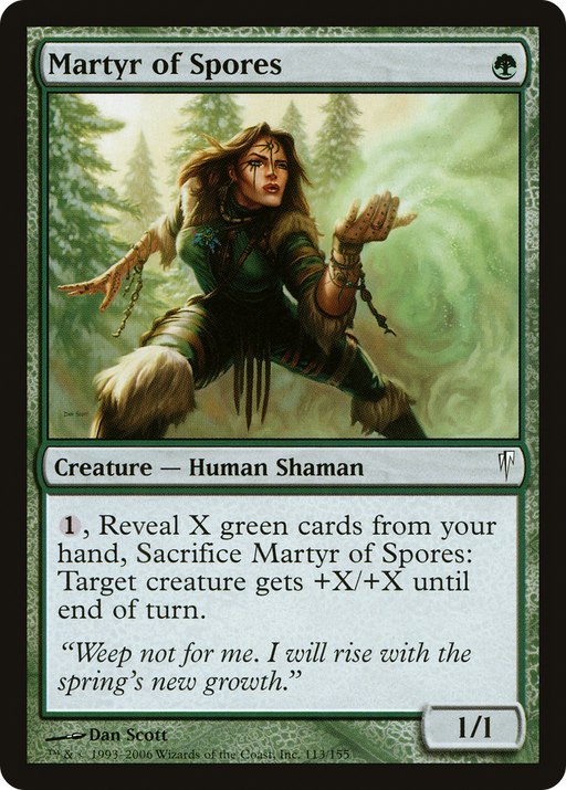 Martyr of Spores (CSP-113) [Coldsnap] MTG Single Wizards of the Coast