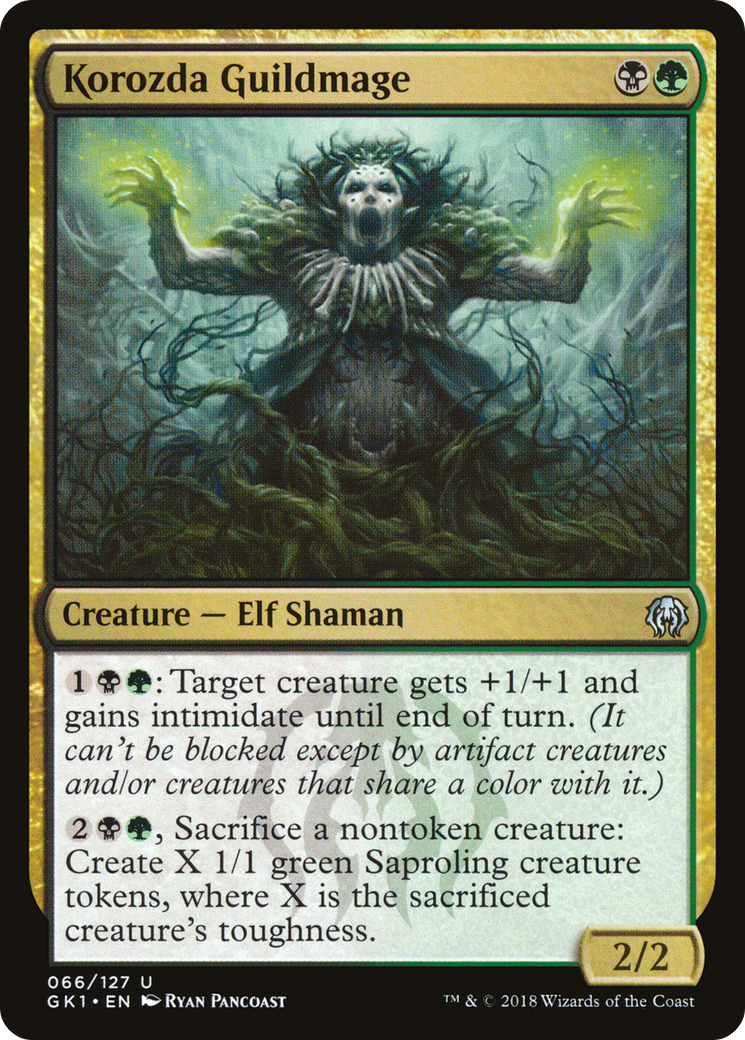 Korozda Guildmage (GR1-066) [Misc] GRN Guild Kit MTG Single Wizards of the Coast