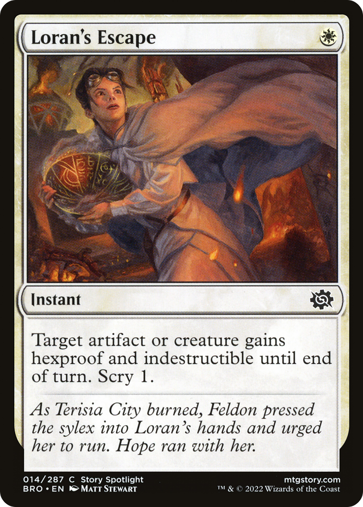 Loran's Escape (BRO-014) [The Brothers' War] Foil MTG Single Wizards of the Coast