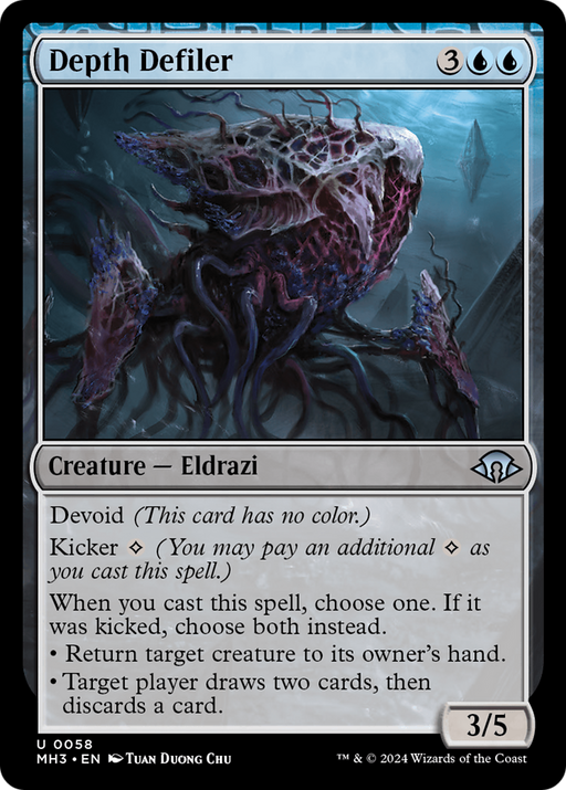 Depth Defiler (MH3-058) [Modern Horizons 3] MTG Single Wizards of the Coast