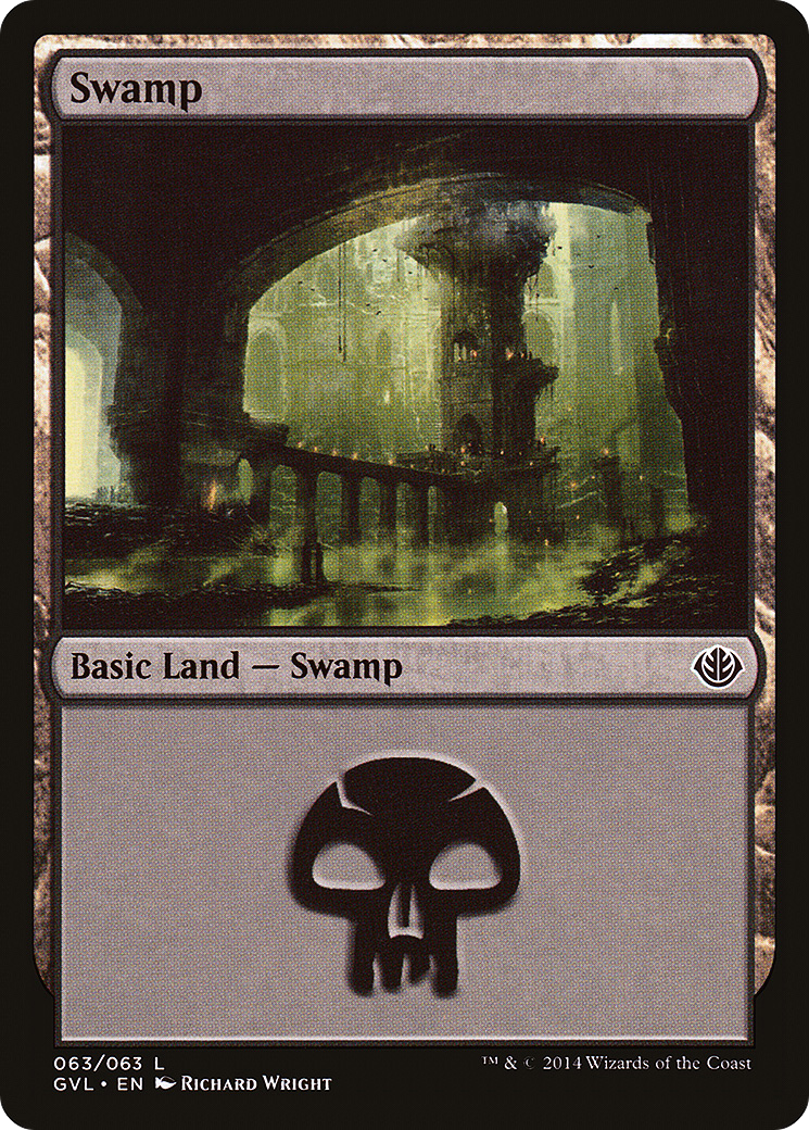 Swamp (63) (Garruk vs. Liliana) (DD3-063) [Misc] Duel Decks Anthology: Garruk vs. Liliana MTG Single Wizards of the Coast