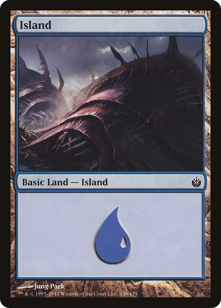 Island (MBS-149) [Mirrodin Besieged] Foil MTG Single Wizards of the Coast