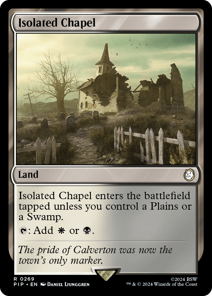 Isolated Chapel (PIP-269) [Fallout] Foil MTG Single Wizards of the Coast