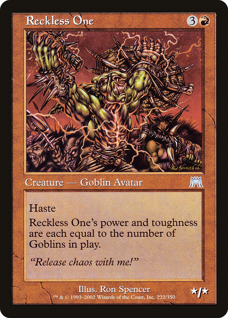 Reckless One (ONS-222) [Onslaught] MTG Single Wizards of the Coast