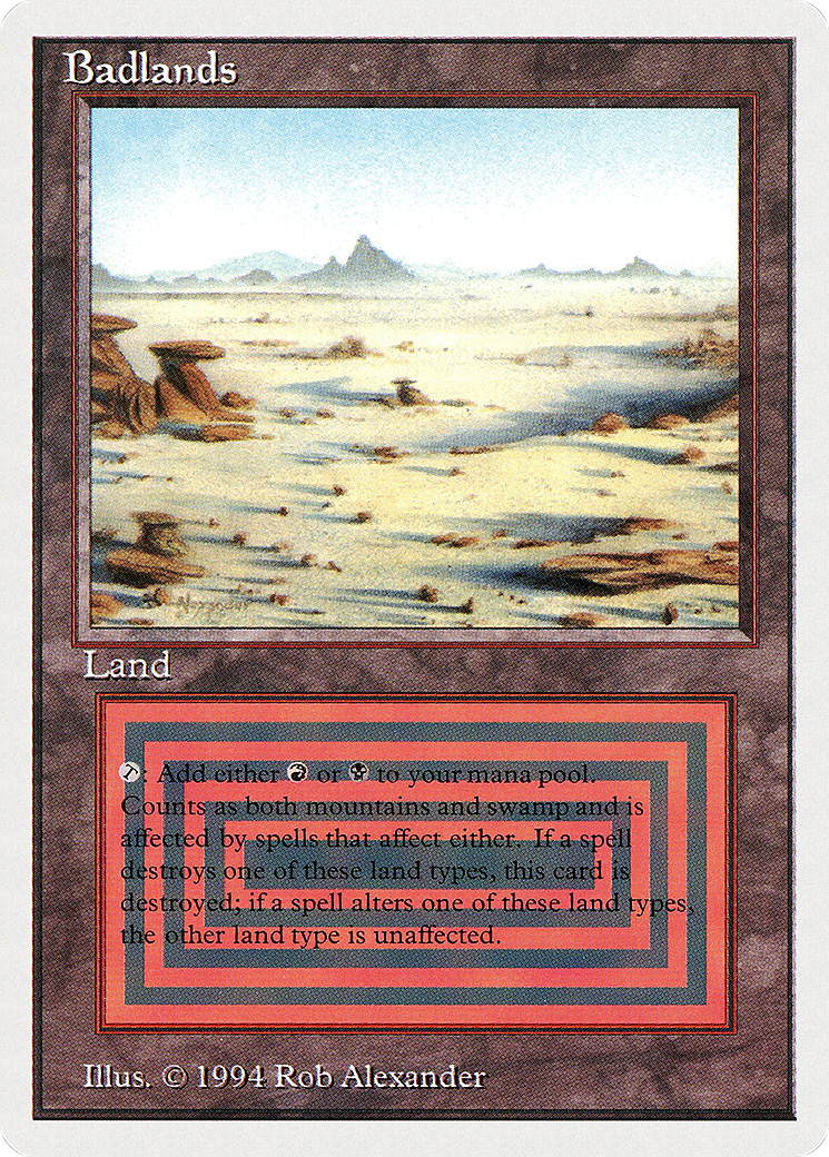 Badlands (SUM-282) [Misc] Summer Magic / Edgar MTG Single Wizards of the Coast