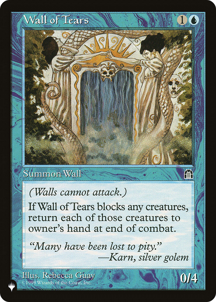 Wall of Tears (LIST-STH-50) [Mystery Booster] The List MTG Single Wizards of the Coast