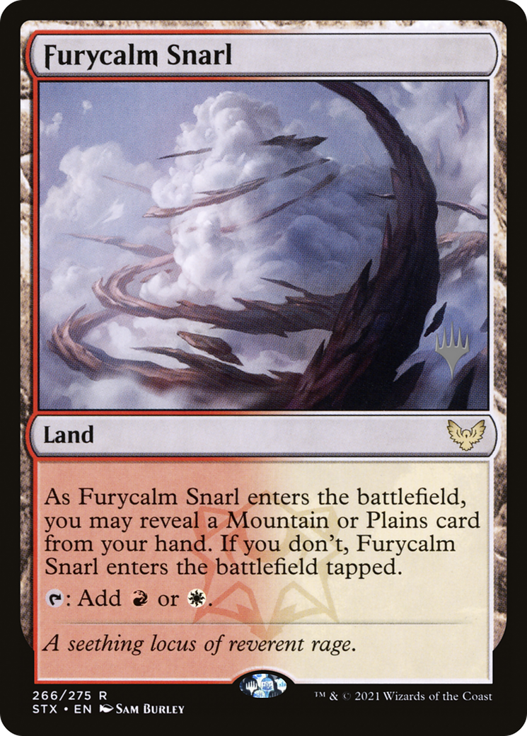 Furycalm Snarl (PPSTX-266) [Strixhaven: School of Mages Promos] Foil MTG Single Wizards of the Coast