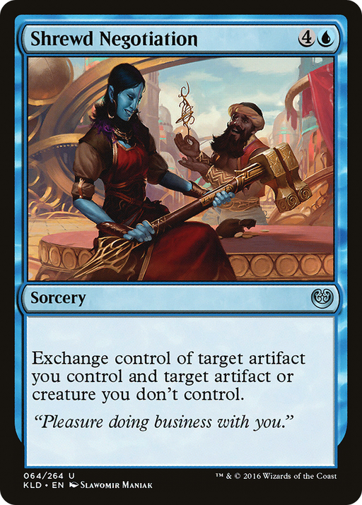 Shrewd Negotiation (KLD-064) [Kaladesh] MTG Single Wizards of the Coast