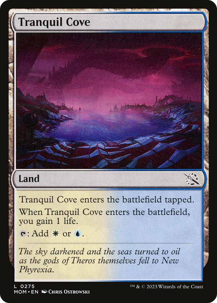 Tranquil Cove (MOM-275) [March of the Machine] MTG Single Wizards of the Coast