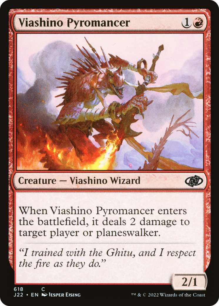 Viashino Pyromancer (J22-618) [Jumpstart 2022] MTG Single Wizards of the Coast