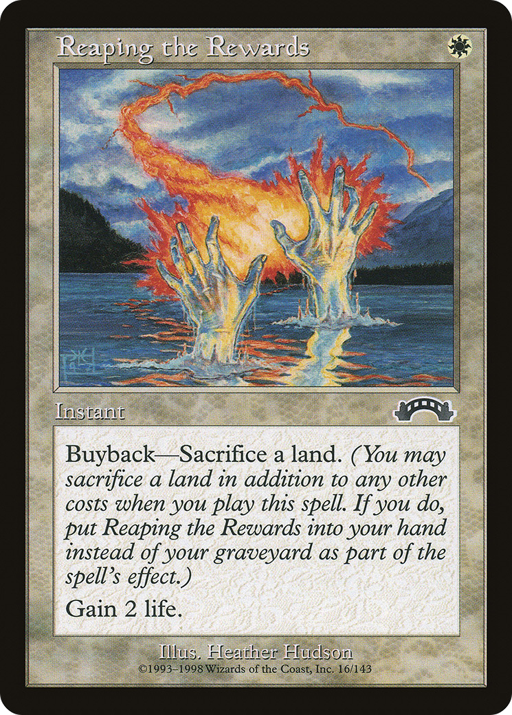 Reaping the Rewards (EXO-016) [Exodus] MTG Single Wizards of the Coast