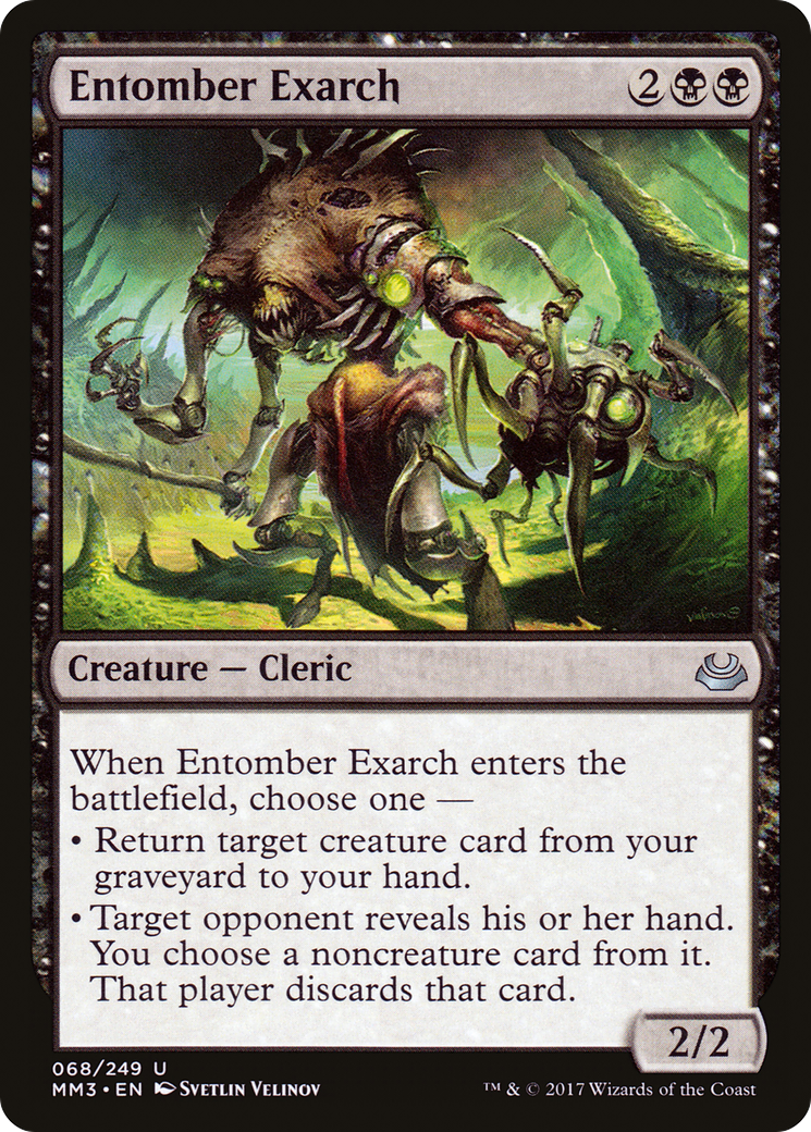Entomber Exarch (MM3-068) [Modern Masters 2017] MTG Single Wizards of the Coast