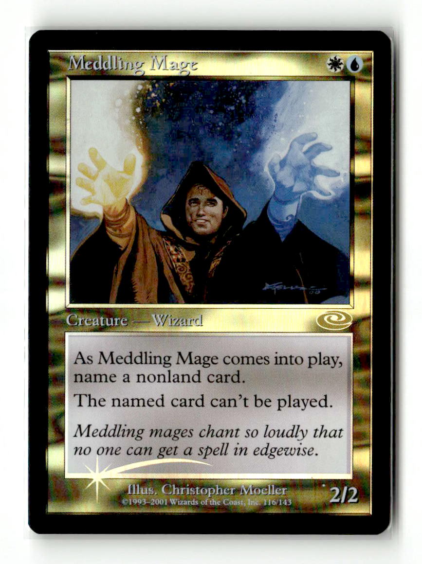 Meddling Mage [Planeshift] Foil - Scan (LB-102) — Taps Games