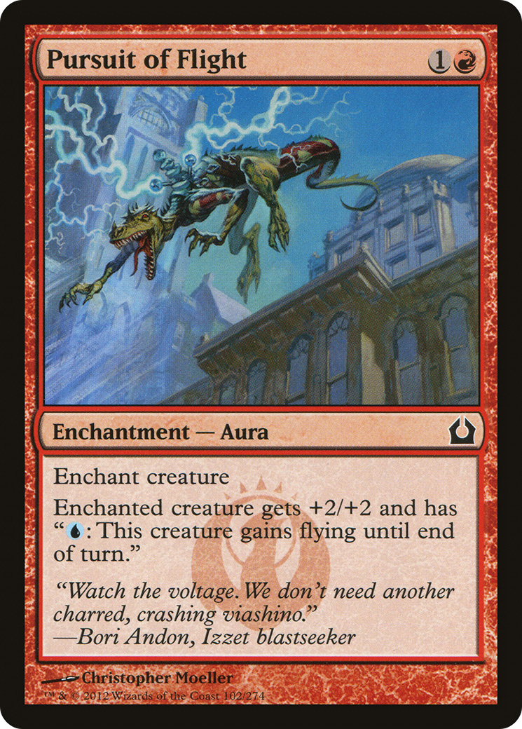 Pursuit of Flight (RTR-102) [Return to Ravnica] Foil MTG Single Wizards of the Coast